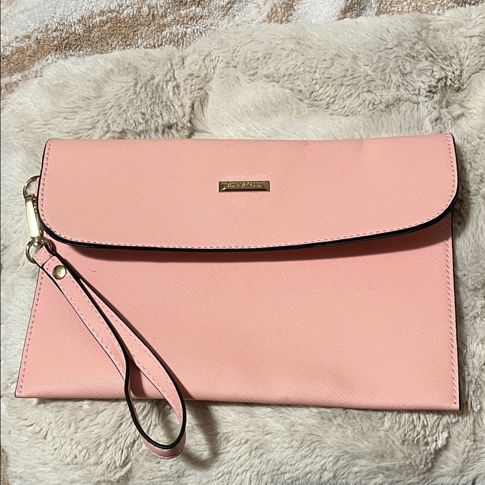 Elegant Pink Wristlet Clutch by Kate Spade